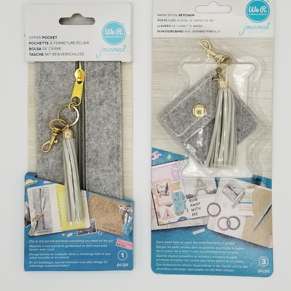 COPY - We R Memory Keepers Zipper Pocket & Washi Spool